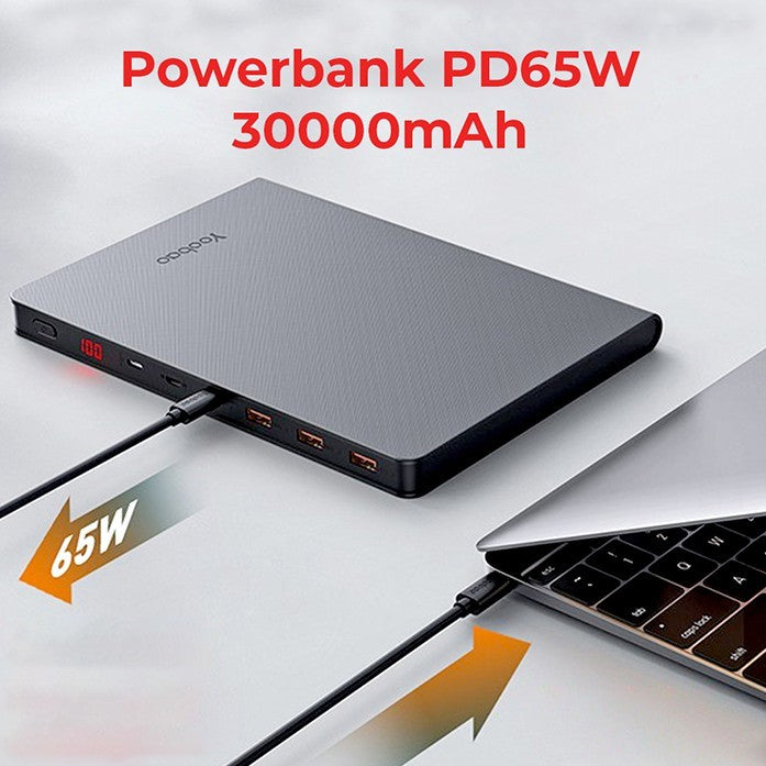 Yoobao Pd Notebook Power Bank - 65W - 30000mAh Yoobao Pd Notebook Power Bank - 65W - 30000mAh